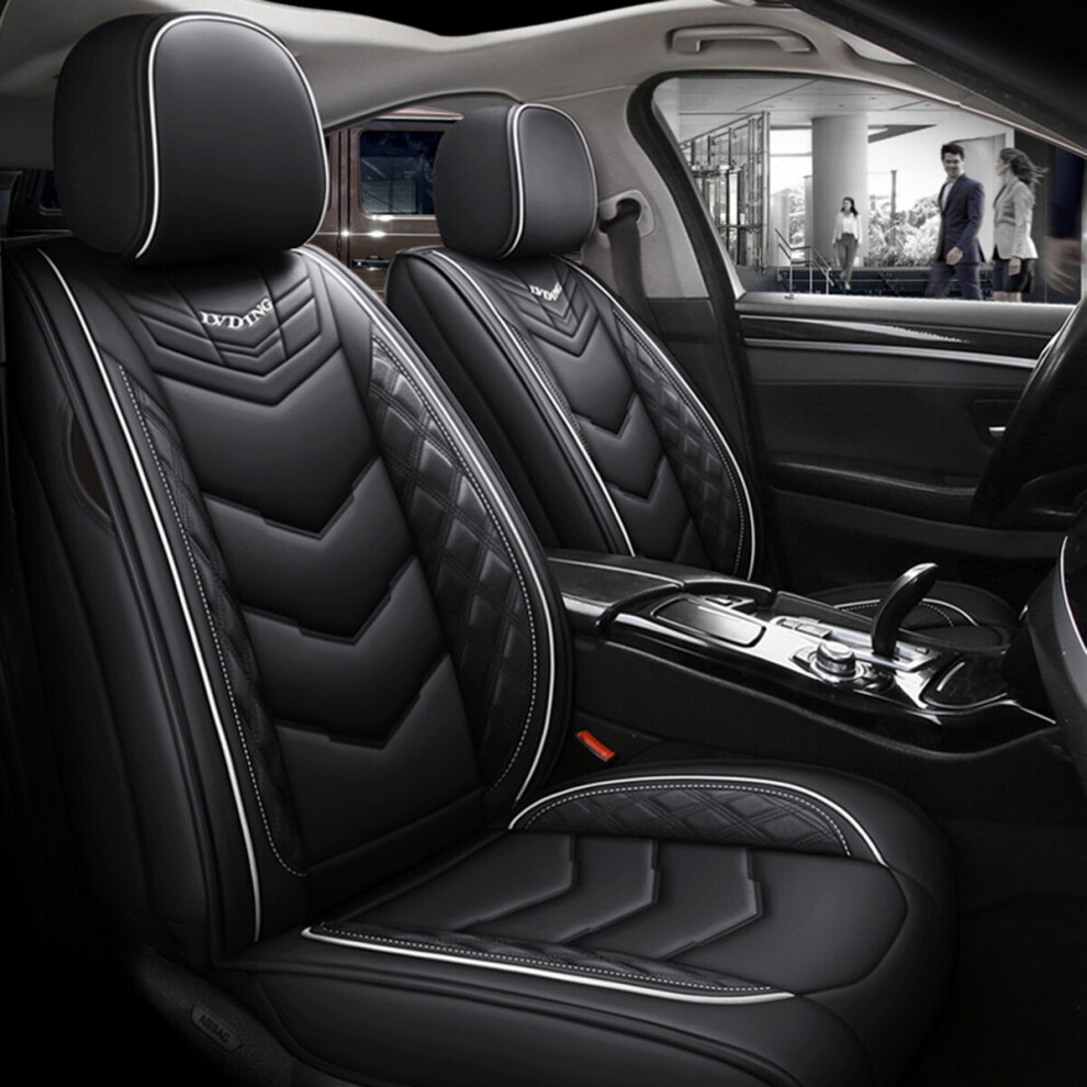 1Pc Pu Leather Universal Car Auto Front Seat Cushion Pad Protector Waterproof Durable Breathable 9016009822407