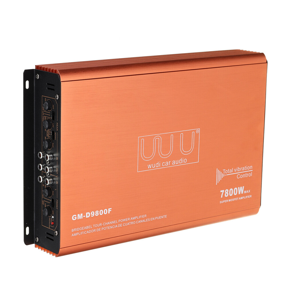 7800W 12V Car Stereo Amplifier 4 Channel Bass Boost Audio Power Amp Subwoofer 012302757384
