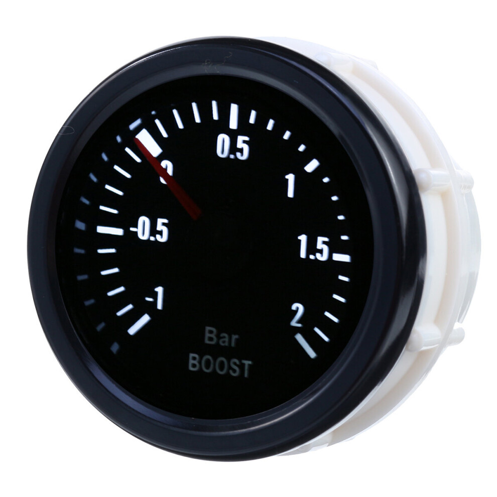 2Inch 52Mm -1 To +2 Bar 12V Car Led Turbo Boost Pressure Gauge Meter Universal 780449183259