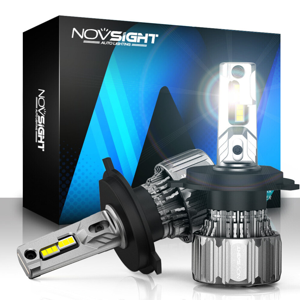 Novsight A500-N50 2Pcs 70W Car Led Headlights Bulbs H1 H3 H4 H7 H11 H13 9005 9006 9007 9012 Fog Lamps 15000Lm 6500K 6900078783666