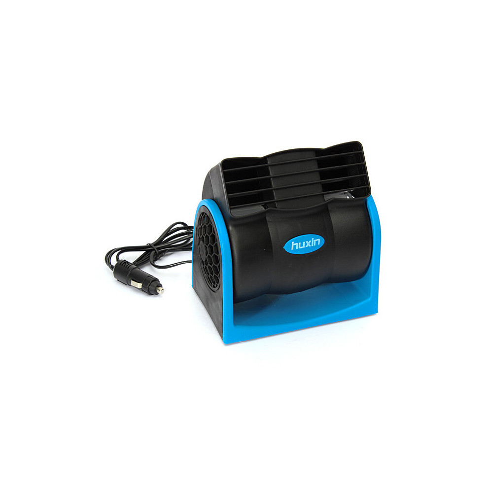 Dc 12V Auto Vehicle Truck Cooling Air Fan Speed Adjustable Black/Blue 708022243206