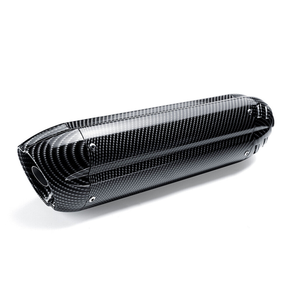 38-51Mm 470Mm Universal Aluminium Alloy Motorcycle Exhaust Muffler Tip Carbon Style 6906136875892