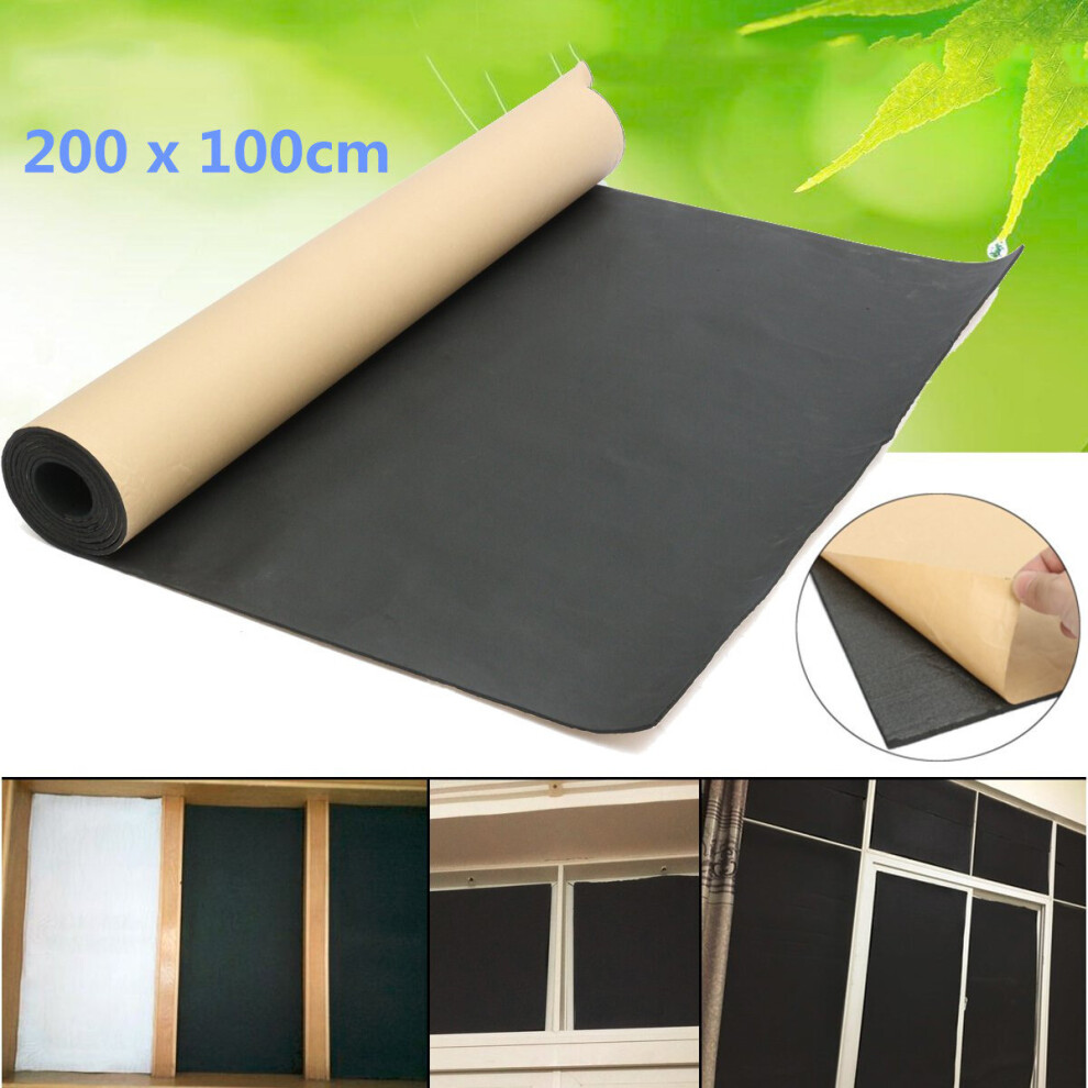 5Mm Car Soundproof Deadening Insulation Foam Mat Acoustic Panel 200X100cm 6900615359255
