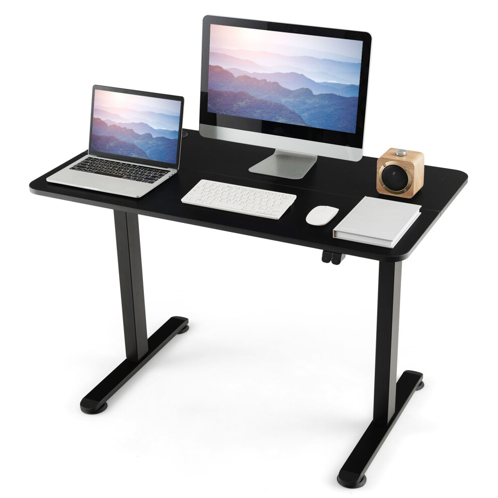 110 x 60 cm Height Adjustable Standing Desk with Motor Ergonomic Table