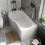Bathroom Suite P Shaped Left Hand Shower Bath Glass Screen Front Bath Panel 1700 10