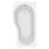 Bathroom Suite P Shaped Left Hand Shower Bath Glass Screen Front Bath Panel 1700 11