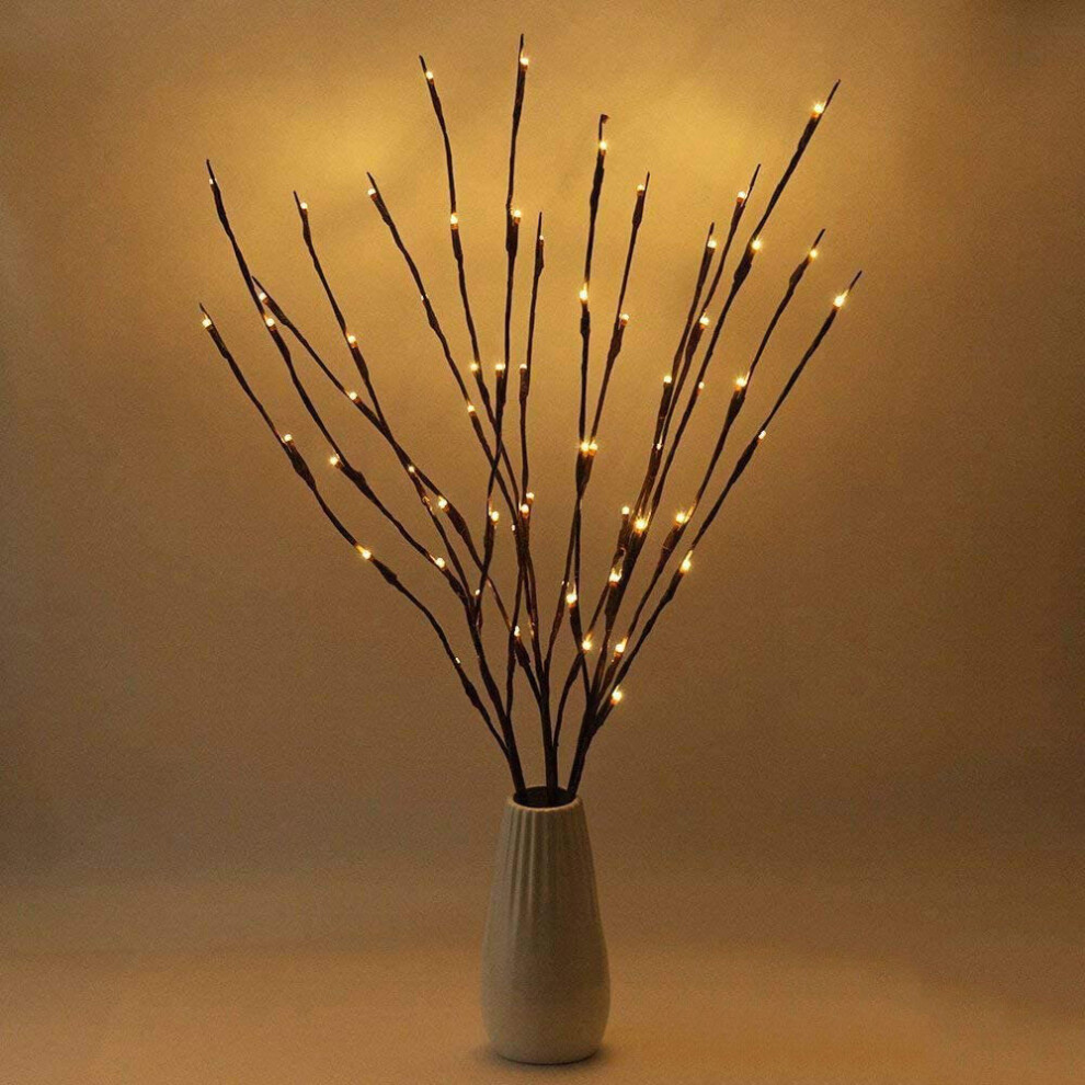 Limbo 2 Pack Decorative Led Lighted Branch Operated Artificial Led Twig Branches Decoration (Vase Not Included)