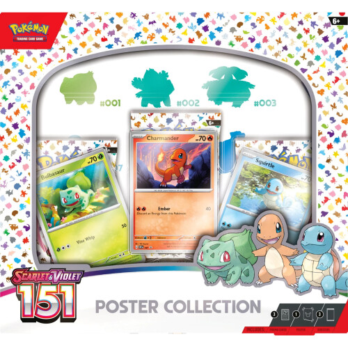 Pokémon TCG 151 Scarlet & Violet 3.5 Poster Collection Trading Card