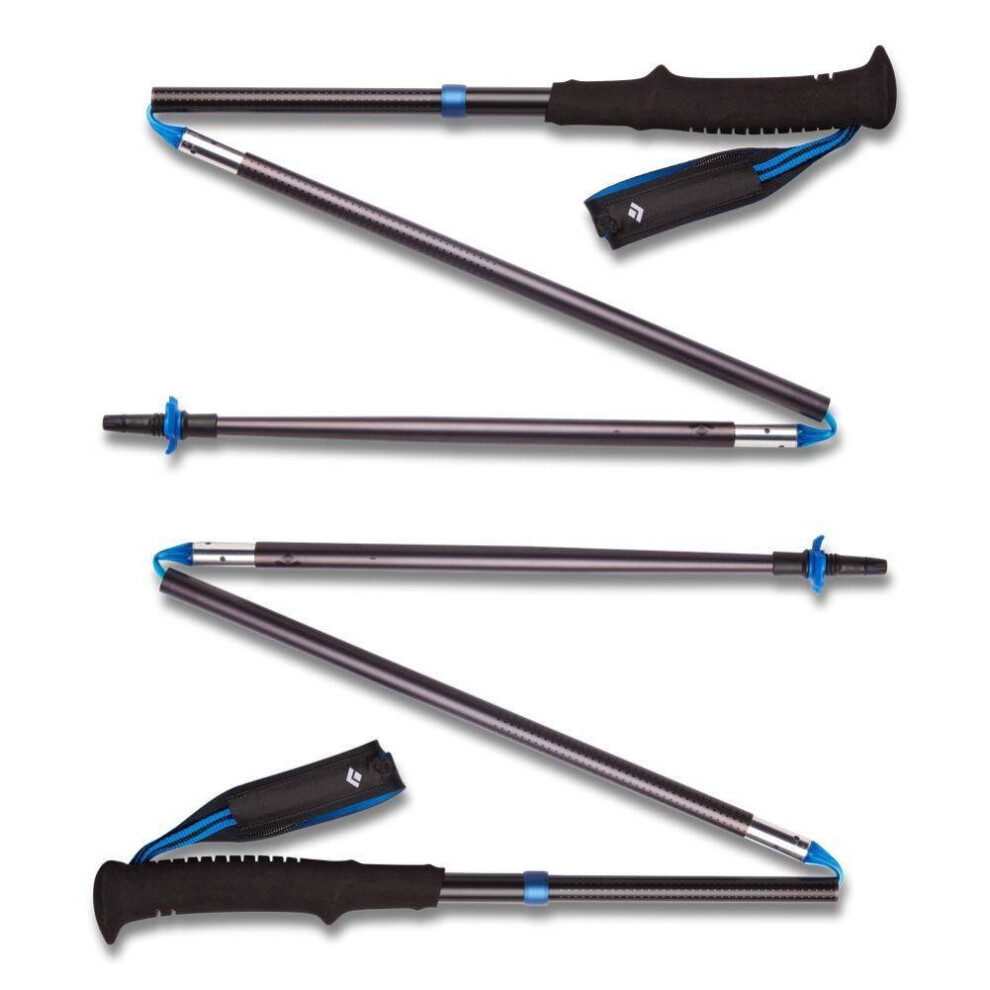 Diamond Distance Z Trekking/Running Poles Black