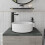 Affine Round Countertop Basin Gloss White - 360 x 360mm 1