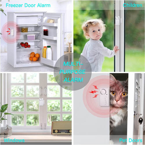 Freezer Door Alarm with Delay When Left Open 3/15/30/60 Seconds Adjustable 2