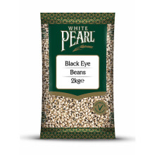 White Pearl Black Eye Beans 2kg ( Pack of 6 )