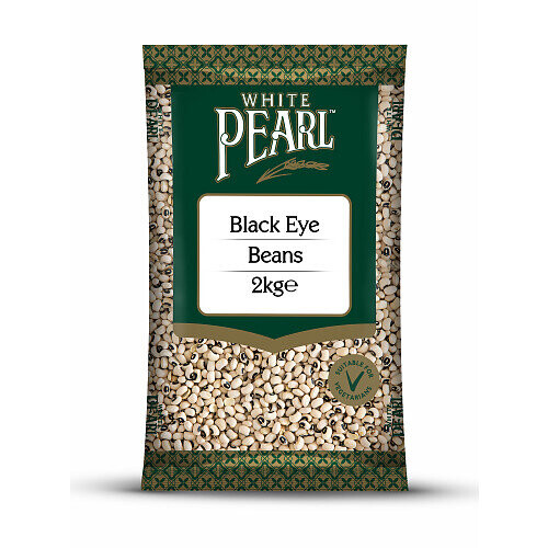 White Pearl Black Eye Beans 2kg ( Pack of 6 )