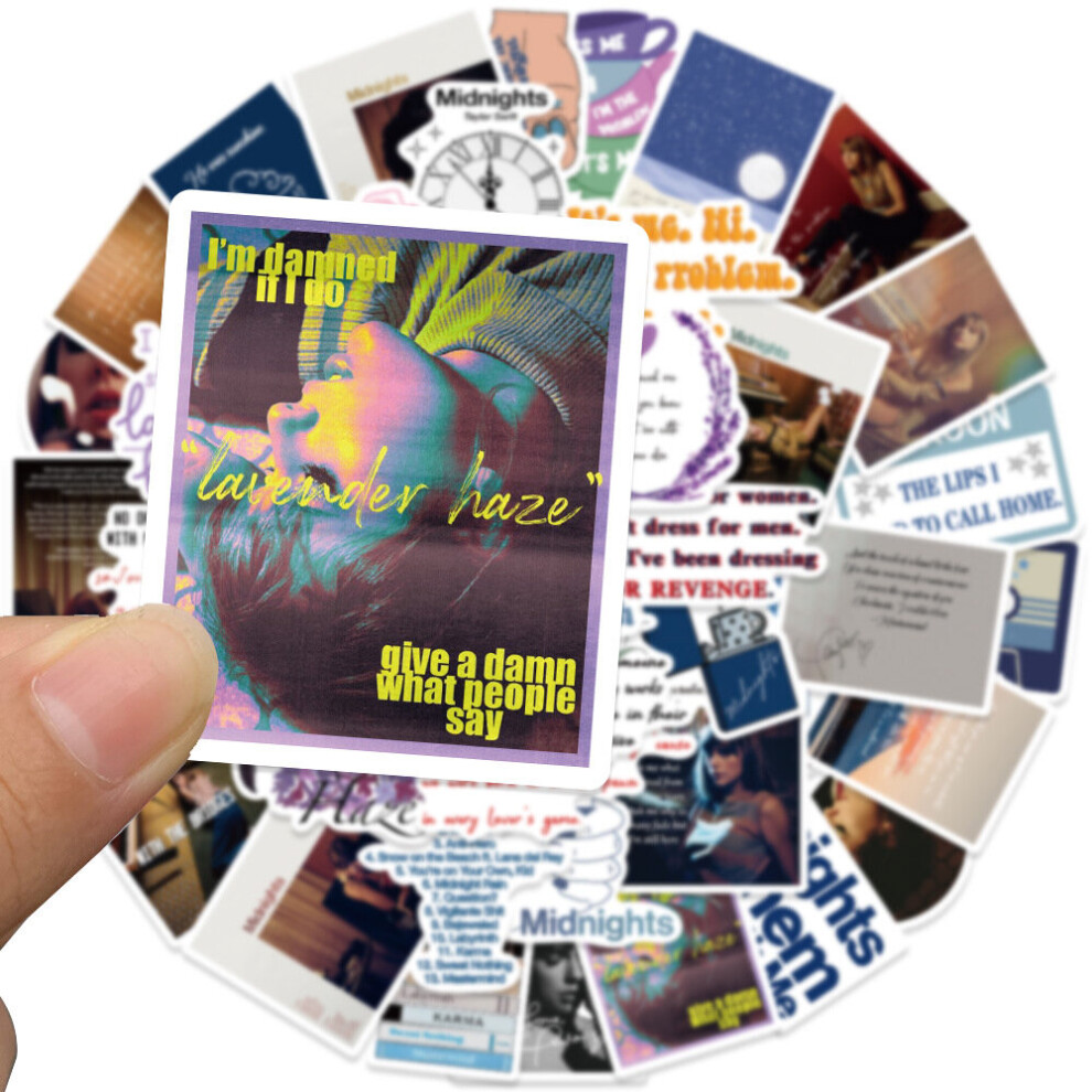 Unieke Taylor 50st Swift Stickers Voor Gitaar Notitieboekjes Muziekliefhebbers Gift