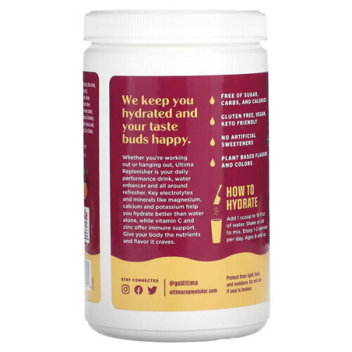 Ultima Replenisher, Ηλεκτρολύτης Μίγμα, Πασιφρουτί, 11.4 oz (324 g) 1