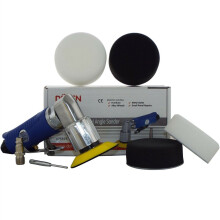 75mm Mini Air Polisher Kit (3") + 2 Polishing & 2 Compounding Foam Heads