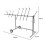 T-Mech Rotating Paint Panel Stand Large Mobile Panelstand Rack Body Shop Repair Garage 5