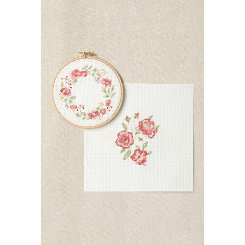 DMC (Tranquil Rose) DMC Mindful Making Cross Stitch Kits 2