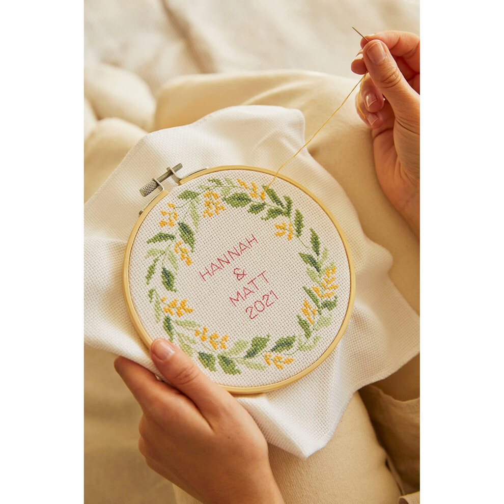 Dmc (Serene Leaves) Mindful Making Cross Stitch Kits