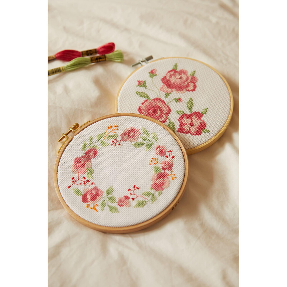 Dmc (Tranquil Rose) Mindful Making Cross Stitch Kits