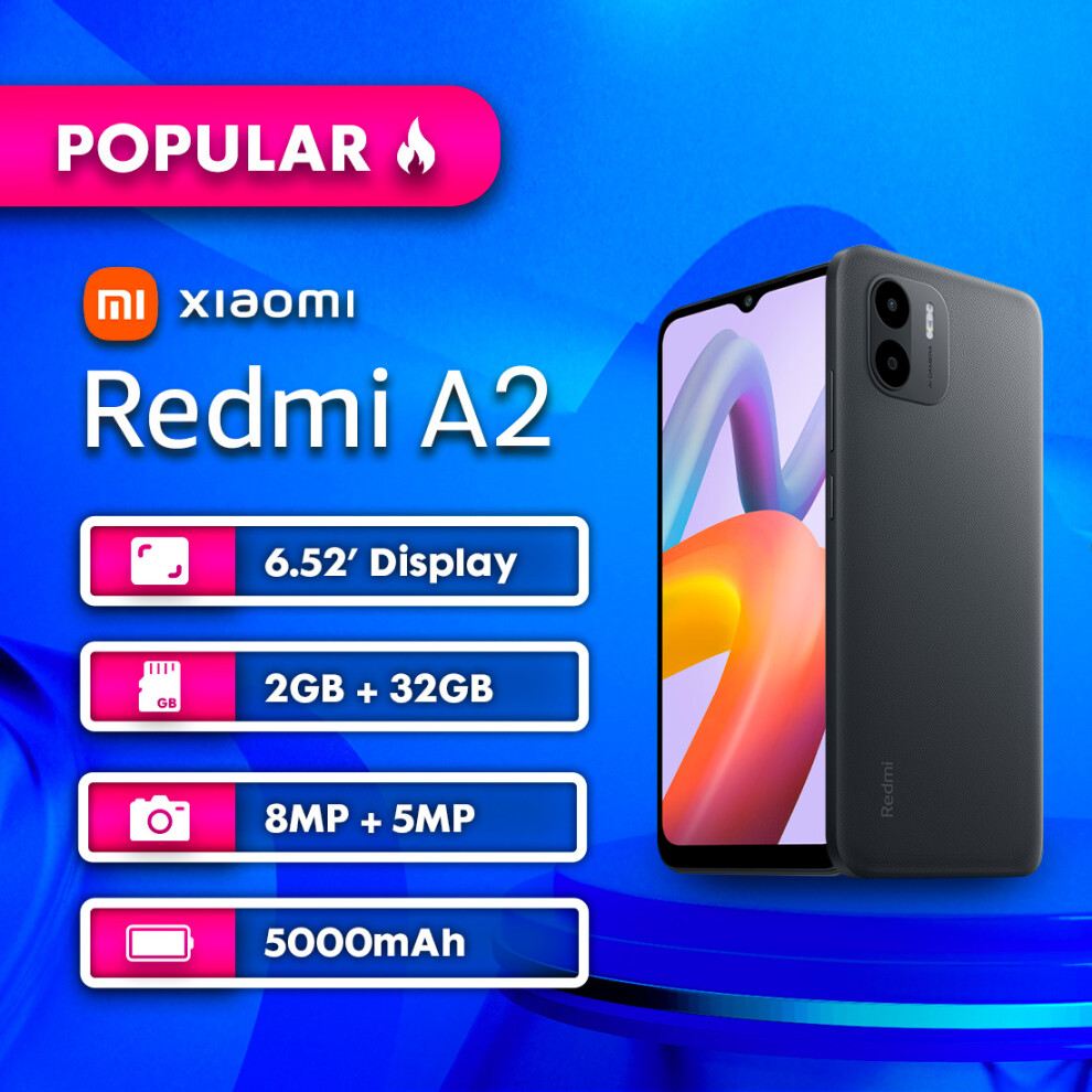 Xiaomi Redmi A2, 2+32GB - Black 