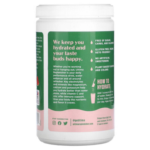 Ultima Replenisher, Μίγμα Ηλεκτρολυτών, Ντομάτι, 11.1 oz (315 g) 1