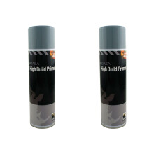 2 x Indasa Grey One Pack High Build Acrylic Based Primer 500ml Aerosol