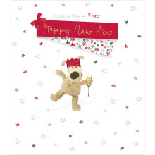 Boofle Wishing You A Very Happy New Year Christmas Greeting Card Cute Xmas Cards