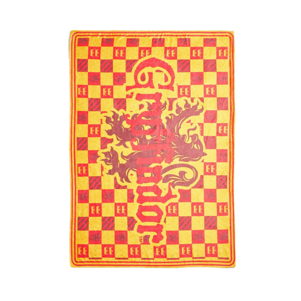 (Gryffindor Throw) Harry Potter Throw All House Soft Fleece Blanket