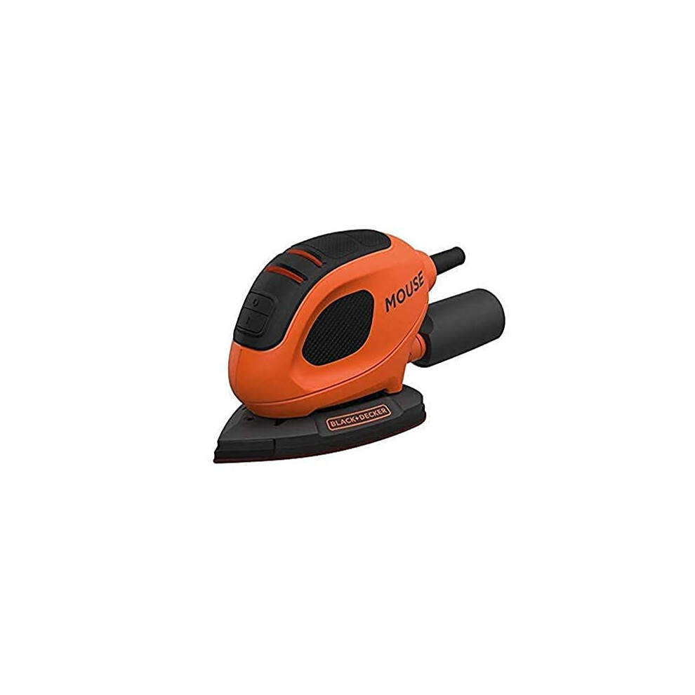 BLACK+DECKER 55 W Detail Mouse Electric Sander with 6 Sanding Sheets, BEW230-GB