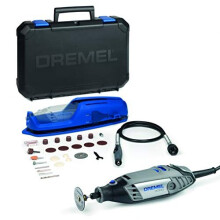 Dremel 3000-1/25 Rotary Tool Kit - 130W, 25 Accessories + 1 Attachment, 10,000-33,000 RPM, EZ Twist Nose Cap, Soft Grip