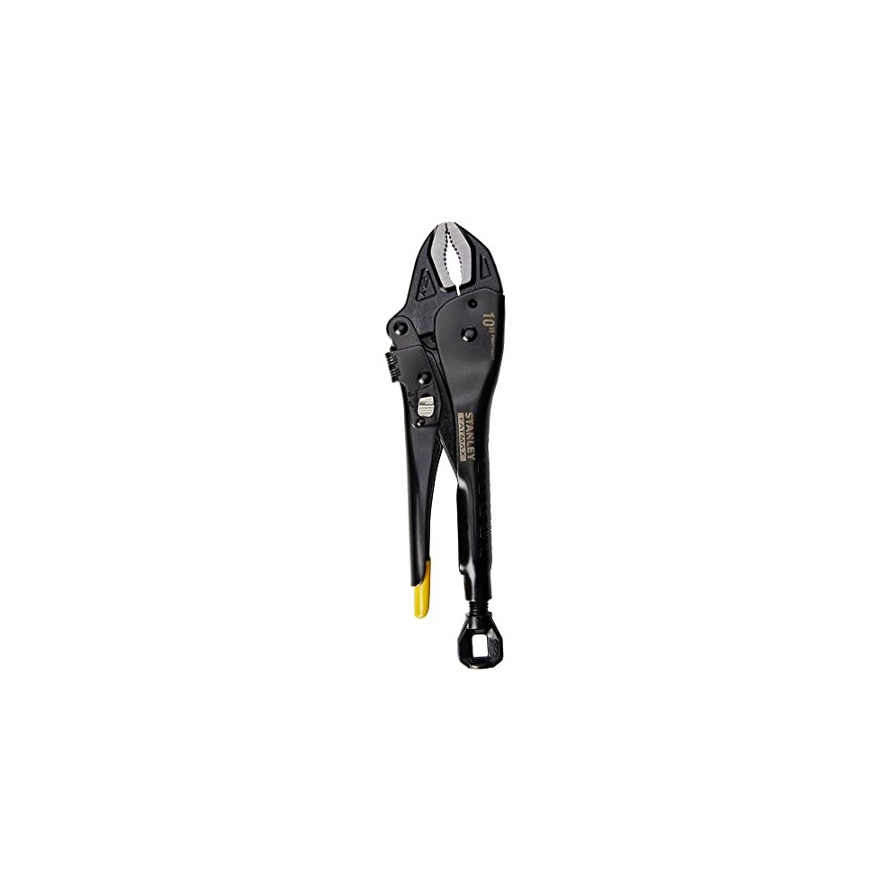 STANLEY FMHT0-74886 Fatmax Locking Mole Grip 250mm Curve Jaw Pliers, Black