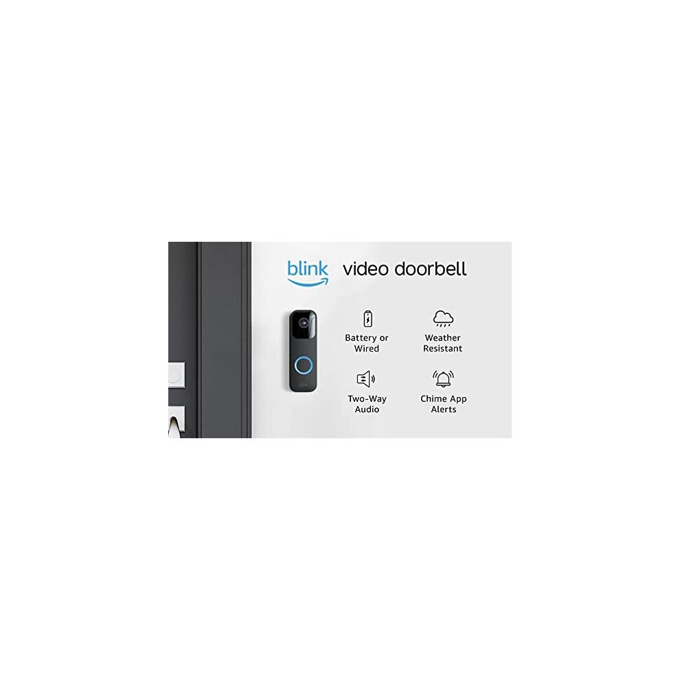 Blink Video Doorbell Twoway audio, HD video, motion and chime app