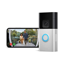Ring Battery Video Doorbell Plus by Amazon | Wireless Video Doorbell Camera with 1536p HD Video, Head-To-Toe View, Colour Night Vision, Wi-Fi.