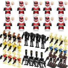 (Style G 38pcs) 38pcs Star Wars Clone Troopers Minifigures Fit Lego
