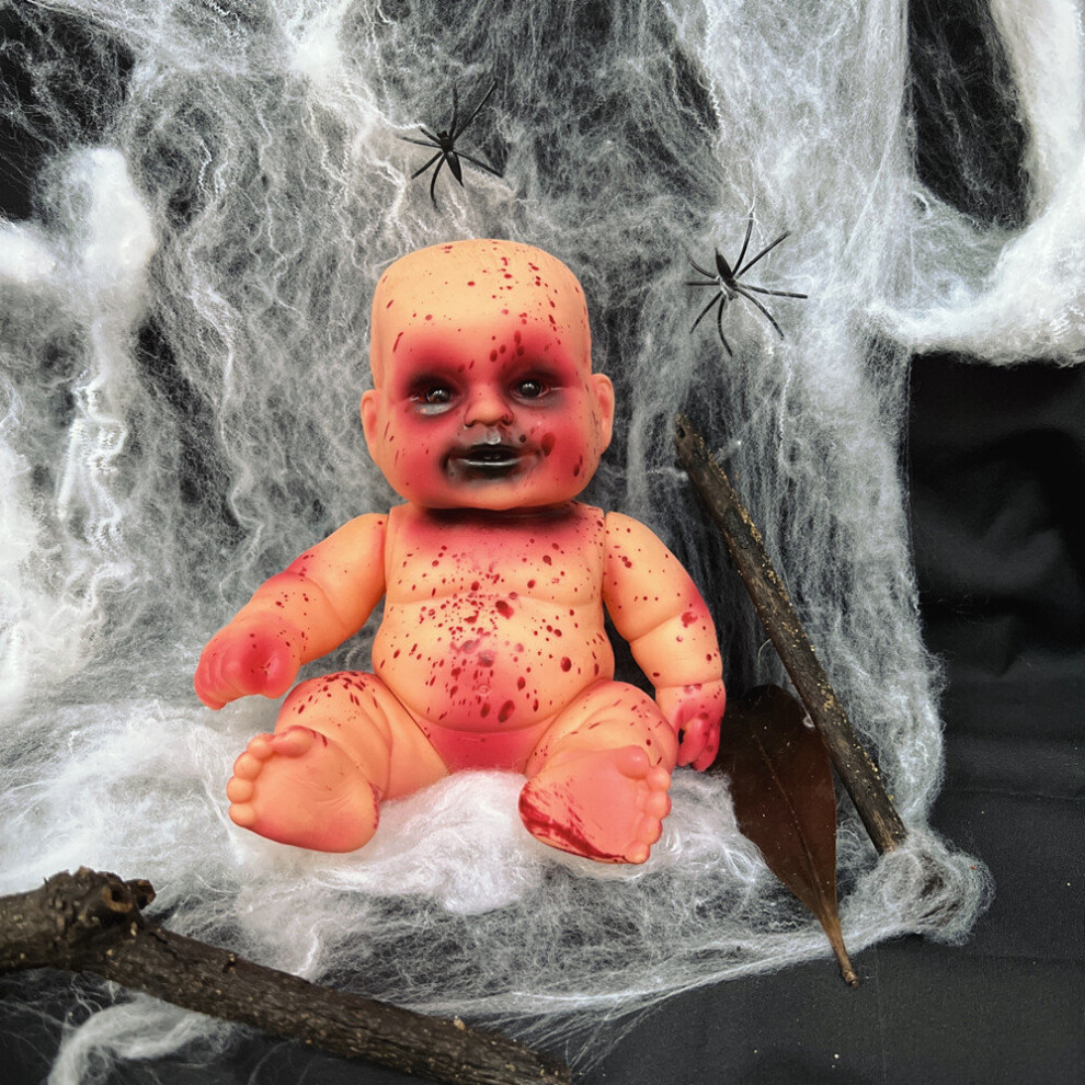 (Boy) Halloween Decoration Haunted Doll Voodoo Doll Ugly Dolls Zombie Doll Scary Zombie Baby Doll Ghost Baby Doll Halloween Haunted House Decorations