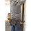 STANLEY STANLEY Leather Tool Belt Pouch Apron, Multi-Pockets Storage Organiser, Hammer Loop, STST1-80113 6