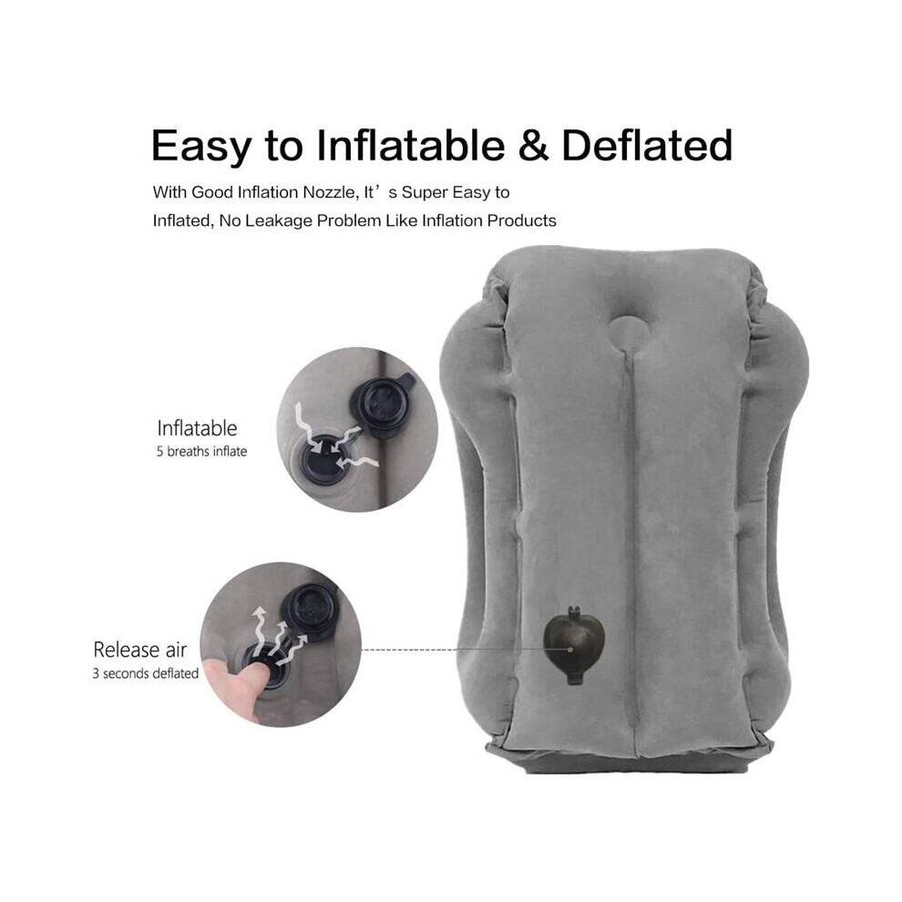 Unisex Travel Neck Pillow Inflatable Travel Pillow For To Avoid Neck Shoulder Pain Napping Pillow Home Multifunctional