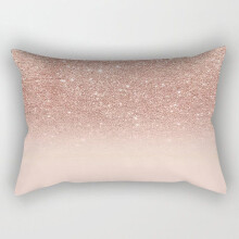 Rectangle Cushion Waist Pillow Pink Small Fresh Pillow Office Dormitory Cushion Girl Birthday Gift Customization