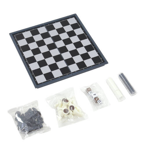 Living And Home 3-in-1 Portable Folding Magnetic Chess 2