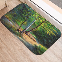 Small Tree Pattern Pattern Non-slip Bedroom Decoration Soft Carpet Kitchen Living Room Floor Mat Bathroom Non-slip Mat 40x60cm .