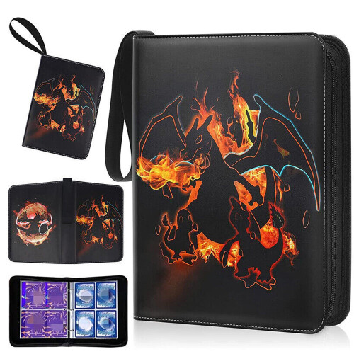 400 Card Book Holder Binder Album Collection Pocket Pokemon Card Case on OnBuy