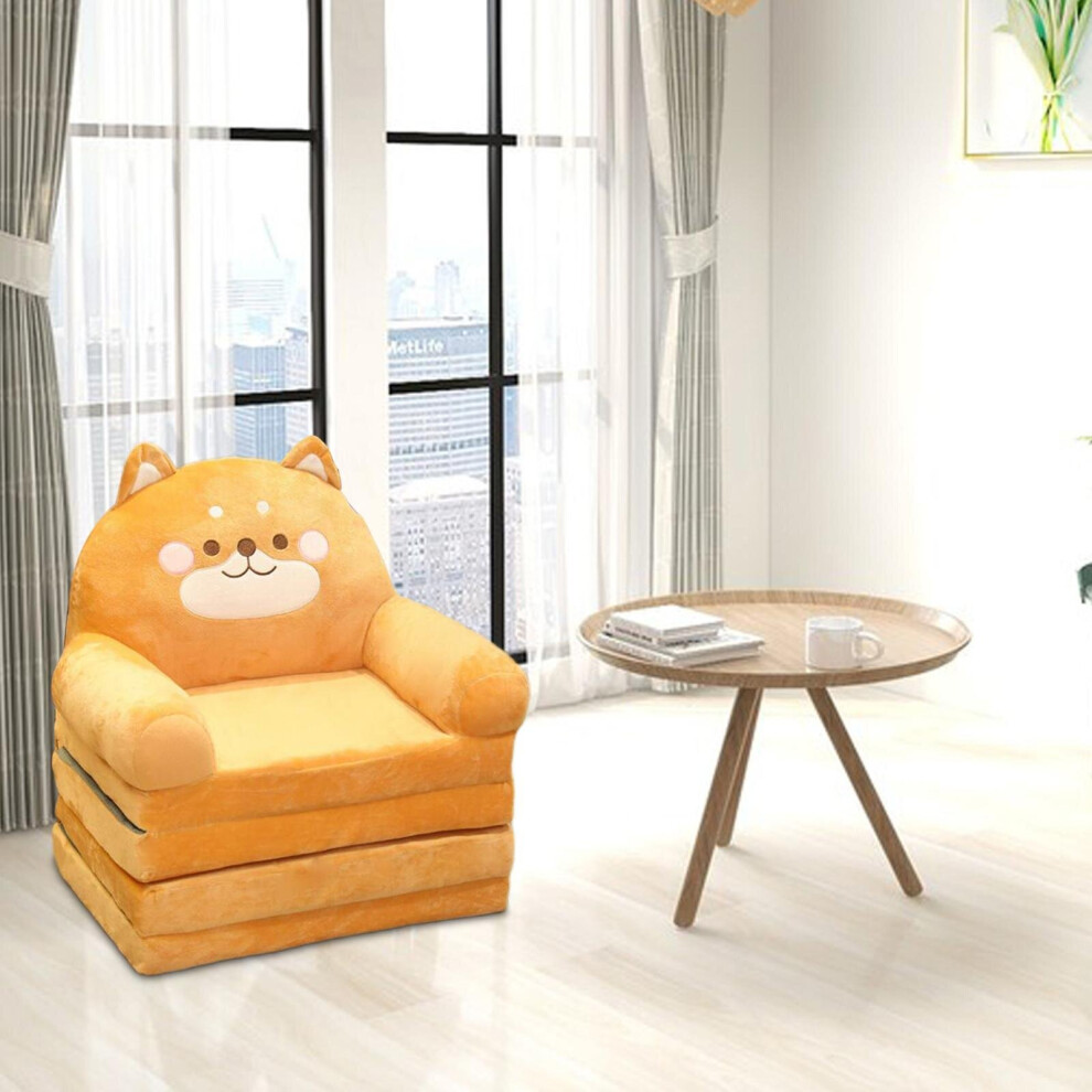 Kids Mini Foldable Sofa Cover No Stuffing Accessory Open Durable Comfortable-image-OPC-PCFYNBP-NEW