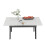 (White) Extendable Kitchen Dining Room Table Rectangular 1
