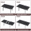 (Grey) Extendable Kitchen Dining Room Table Rectangular 7