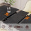 (Grey) Extendable Kitchen Dining Room Table Rectangular 8