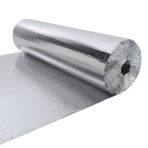 Living And Home (8.4m L x 0.6m W) Reflective Single Bubble Aluminum Foil Insulation Roll 2