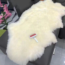(60x110cm) Warm Hairy Carpet Seat Pad long Skin Fur Plain Fluffy Area Rugs 100% real Sheepskin original fsheepskin