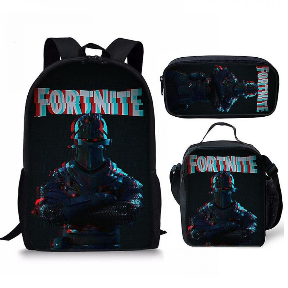 (style6) Children's Game Fortnite Backpack Three-piece Set Of Children's Gifts/10 Types To Choose From#1