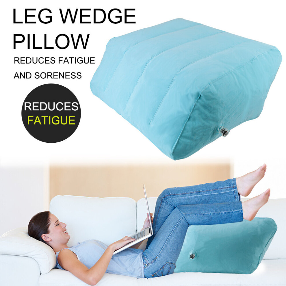 PVC Soft Pregnant Woman Foot Lift Inflatable Leg Pillow Portable Knee Pillow Rest Pillow Cushion